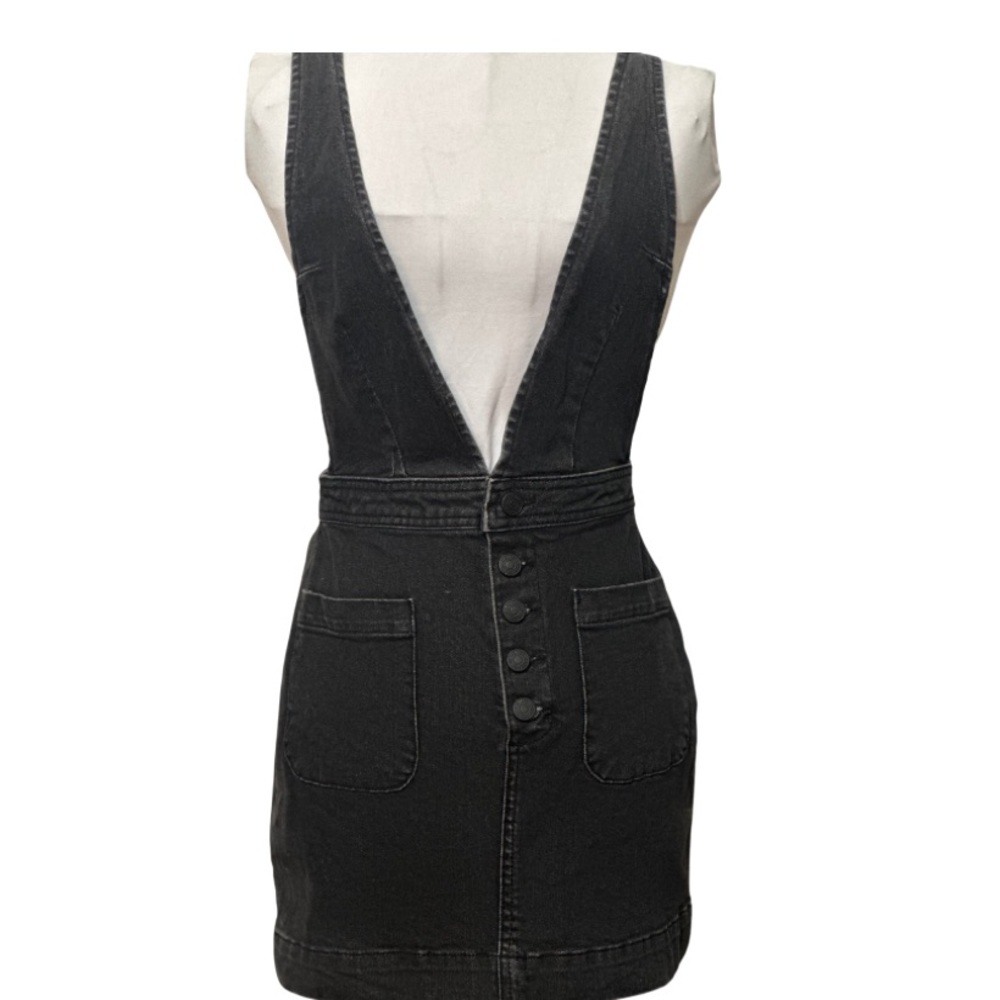 Free People Denim Overall Dress S